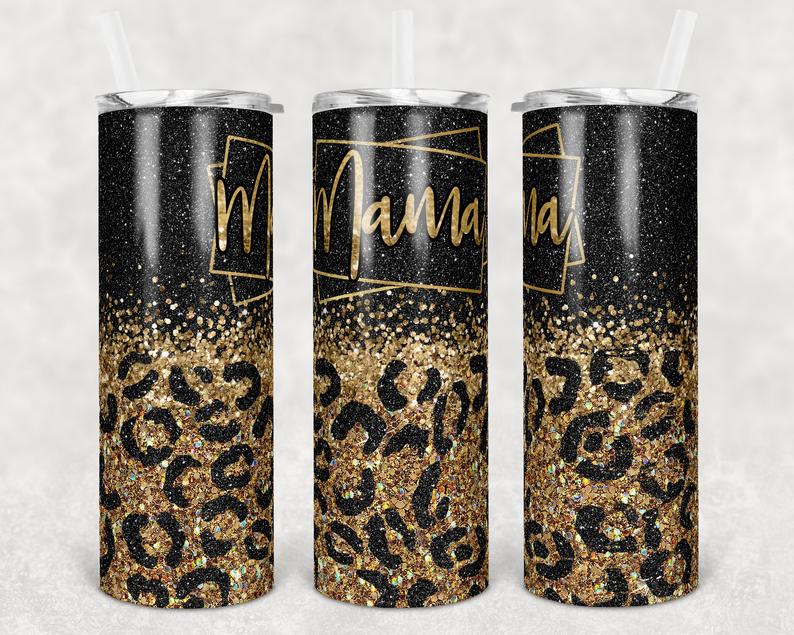 Leopard Mama  20 Oz Sublimation Tumbler