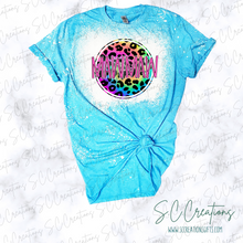 Load image into Gallery viewer, &quot;Mama, Mini, Nana, Grandma, Mawmaw, Memaw Tiedye Leopard&quot;- Short Sleeve Adult/Youth T-Shirt
