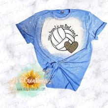 Load image into Gallery viewer, &quot;My heart is on that court-Volleyball&quot;-Tshirt
