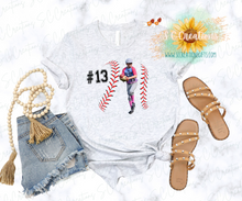 Load image into Gallery viewer, &quot;Baseball Stitches-CUSTOM Photo&quot;-Sweatshirt/Tshirt
