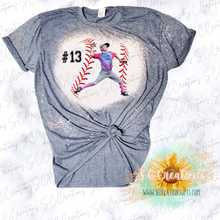 Load image into Gallery viewer, &quot;Baseball Stitches-CUSTOM Photo&quot;-Sweatshirt/Tshirt
