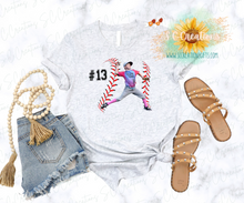 Load image into Gallery viewer, &quot;Baseball Stitches-CUSTOM Photo&quot;-Sweatshirt/Tshirt
