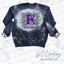 Load image into Gallery viewer, &quot;Reindeer Distressed/Leopard&quot;-Sweatshirt
