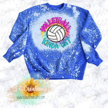 Load image into Gallery viewer, &quot;Volleyball Kinda Day&quot;-Adult Sweatshirt
