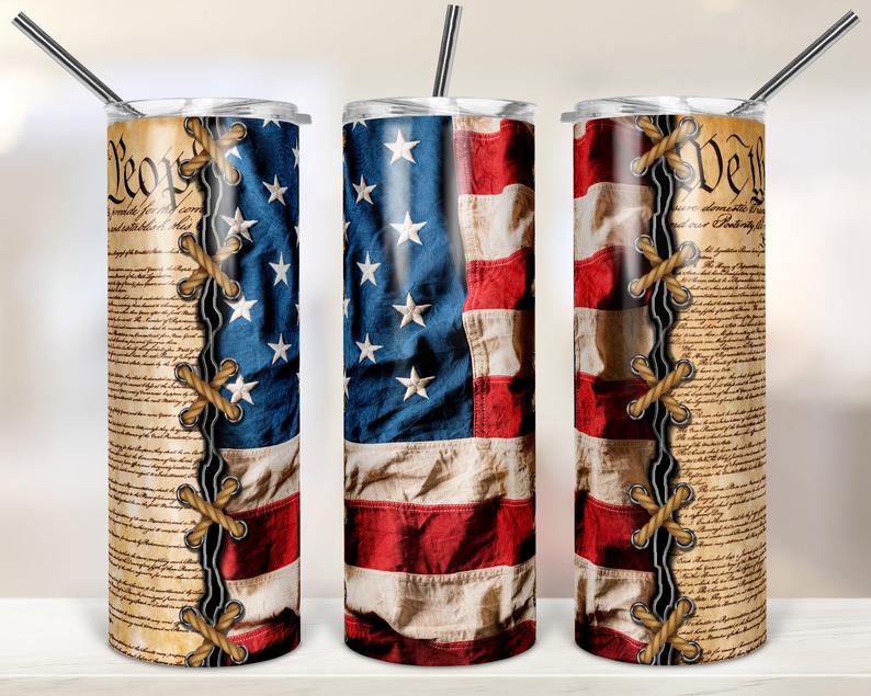 We the People 20 Oz Sublimation Tumbler