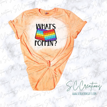 Load image into Gallery viewer, &quot;Whats Poppin- Short Sleeve Adult/Youth T-Shirt
